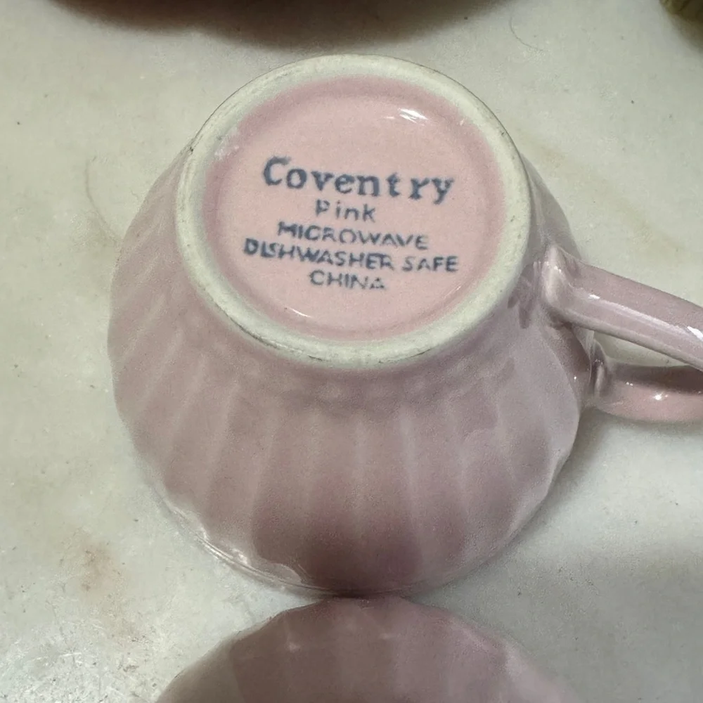 Coventry Pink by JcPenney Set of 2 Coffee Cups - Picture 5 of 5